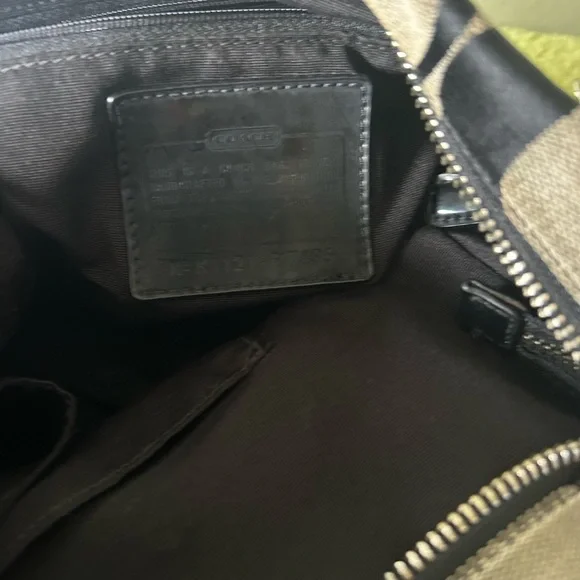 Coach Black and Gray Messenger Crossbody Bag - Picture 11 of 13